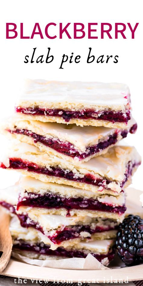 Blackberry Bars, Slab Pies, Smores Dessert, Holiday Desserts Christmas, Fruit Ideas, Dessert Pie, Pie Bar Recipes, Sweet Glaze, Coconut Dessert