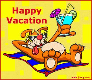 Have a wonderful Vacation Sis! Love you Enjoy! Happy Friday Gif, Vacation Quotes Funny, Luxury Dog Kennels, Vacation Images, Weekend Greetings, Weekend Images, Have A Great Vacation, Happy Vacation, Vacation Wishes