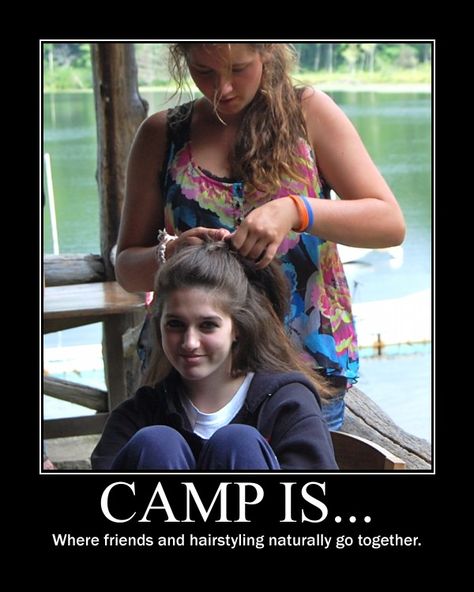 Friends and Hairstyling Pentecostal Humor, Camp Confessions, Summer Camp Quotes, Camp Quotes, Summer Camp Aesthetic, Lds Memes, Christian Camp, Sleepaway Camp, Church Camp