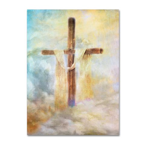 Resurrection Sunday, Old Rugged Cross, Cross Art, Jesus Art, Cross Paintings, Jesus Pictures, A Cross, Christian Art, Trademark Fine Art