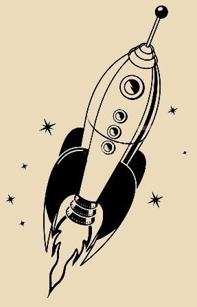 I love the old-school vibe of this rocket ship. | Rockets | Pinterest Rocket Ship Tattoo, Water Rocket, Rocket Tattoo, 16 Tattoo, Tattoo Old School, Retro Rocket, Ship Tattoo, Space Tattoo, Rocket Ship