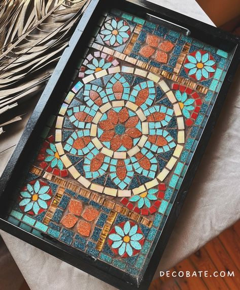 ✨ Transform your space with the timeless elegance of our handcrafted Andalusia Mosaic Tray ✨ Inspired by the rich, geometric beauty of Moorish art from Southern Spain, this vibrant tray is more than just decor—it’s a piece of history reimagined for your home. 💫 Ready to bring a touch of Andalusian charm to your home? 🏡🌿 🛒 Shop now at decobate.com #AndalusianArt #MosaicMagic #HandcraftedWithLove #HomeDecorInspo #ArtisanStyle #MediterraneanVibes #UniqueHomeDecor #InteriorDesignIdeas #decor... Mosaic Trays Ideas, Turquoise Terracotta, Mosaic Trays, Moorish Art, Andalusian Architecture, Mosaic Coffee Table, Mosaic Tray, Geometric Mosaic, Handmade Tableware