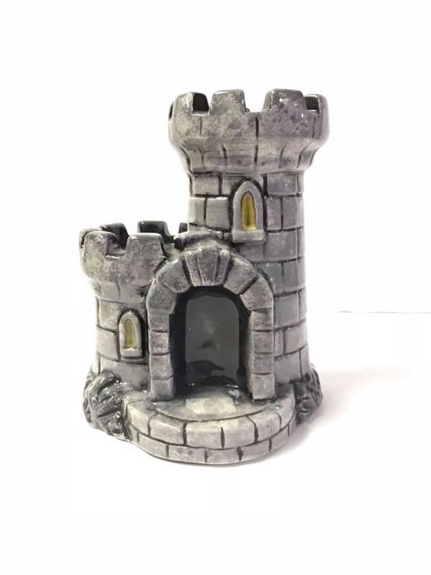 Castle Clay Sculpture, Pottery Castle, Ceramic Castle, Clay Castle, Castle Sculpture, Fairy Garden Castle, Clay Projects For Kids, Cardboard Cat House, Clay Model