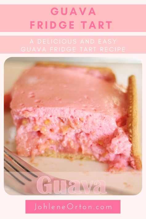 Guava Fridge Tart Recipes, Guava Tart Recipes, Koejawel Yskas Tert, Fridge Tarts South Africa, Guava Dessert Recipes, Fridge Tarts Recipes, Guava Tart, Tarts Dessert, Milktart Recipe