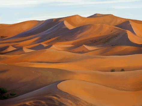 Paint Challenge, Desert Drawing, Desert Landscape Art, Desert Sahara, Shadow Color, Study Art, Study Group, Egypt Art, Desert Painting