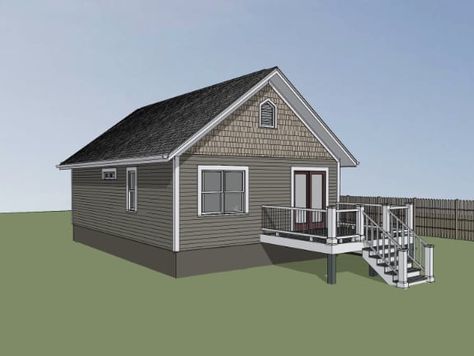 House Plan 0701B – Standard Series – ThompsonPlans.com Granny Pods, Colonial Cottage, Allison Ramsey, Shed To Tiny House, Cottage Style House Plans, Small House Floor Plans, Guest Houses, Tiny House Floor Plans, Bungalow House Plans