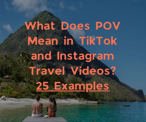 Pov Quotes For Tiktok, What Does Pov Mean, Pov Quotes For Instagram, Pov Quotes, Ethical Travel, Storytelling Techniques, Travel Marketing, One Day Trip, Instagram Travel