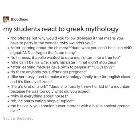 Children Of Greek Gods, Greek Mythology Funny, Funny Mythology, Funny Greek Mythology, Greek Mythology Quotes, Greek Mythology Books, Eating People, Greek People, Greece Mythology