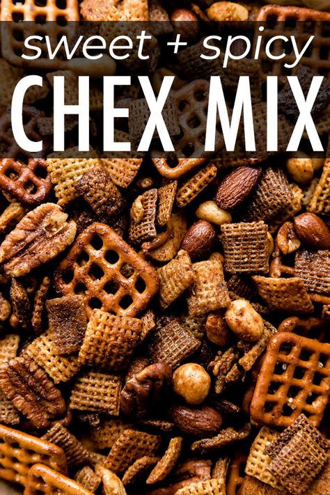 Cowboy Trail Mix Recipe, Chex Mix Recipes Spicy, Chex Snack Mix Recipes, Savory Chex, Savory Chex Mix, Spicy Chex Mix, Chex Mix Recipes Sweet, Chex Snack Mix, Sweet Chex Mix