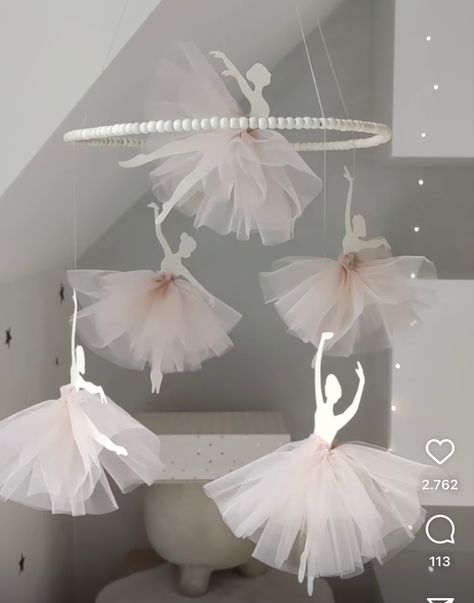 Ballerina Garland, Ballerina Mobile, Ballerina Party Theme, Ballet Crafts, Ballet Room, Decorating Toddler Girls Room, Ballerina Room, Party Photo Frame, Ballerina Theme