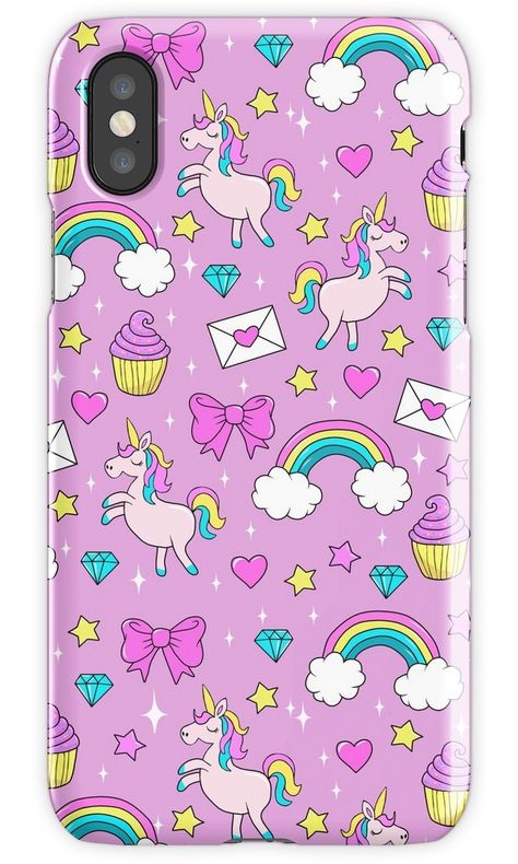 Cute Unicorn Pattern by ValentinaHramov Unicorn Rooms, Unicorn Stuff, Unicorn Iphone Case, Unicorn Phone Case, Unicorn Accessories, Unicorn Room Decor, Unicorn Birthday Party Decorations, Unicorn Life, Unicorn Fashion