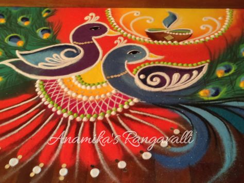 #Peacockrangoli #Rangolidesign #Festivalrangoli #Colourfullrangoli #Boderrangoli #cornerrangoli #Housewarmingrangoli #Poojapath #Homedecoration Diwali Rangoli Designs Unique Peacock, Rangoli Designs Peacock Diwali, Peacock And Lotus Rangoli, Rangoli Designs Of Peacock, Diwali Special Rangoli Design Peacock, Rangoli Photos, Lotus Rangoli, Rangoli Designs Photos, Rangoli Designs Simple Diwali