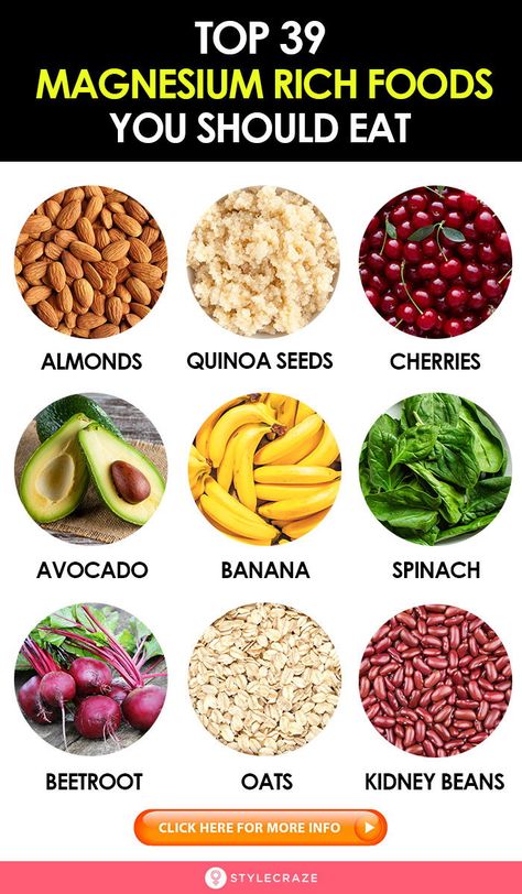 Top 39 Magnesium-Rich Foods You Should Include In Your Diet: Magnesium is an important nutrient for optimal health. Deficiency in the mineral can cause gastrointestinal symptoms and can increase risk of heart health issues. #Nutrition #HealthyFood #Healthy Foods High In Magnesium, Magnesium Rich Foods, Baking Powder Uses, Best Fat Burning Foods, Things To Eat, Low Fat Diets, Diet Vegetarian, Healthy Diet Plans, Diet Keto