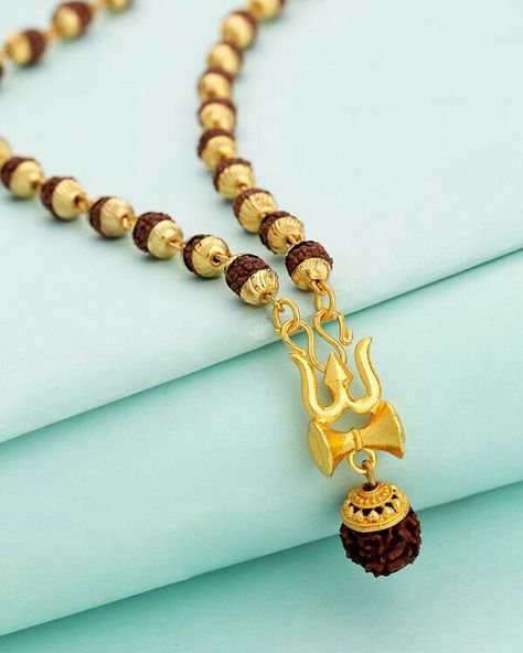 Rudraksha Pendant, Shiva Pendant, Mala Design, Arte Ganesha, Mens Bracelet Gold Jewelry, Rudraksha Jewelry, Hindu Jewelry, Gold Pendants For Men, Rudraksha Mala