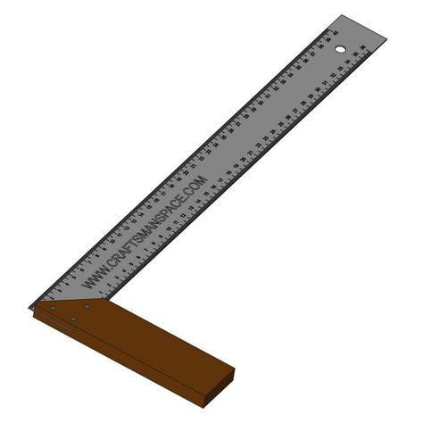 Here you can download a 3D model of a try square, a very popular marking tool with wood workers and carpenters. Education Strategies, Triangular Scale, Try Square, Combination Square, Square Drawing, Square Tool, Carpenters Square, Drafting Tools, Pillar Design