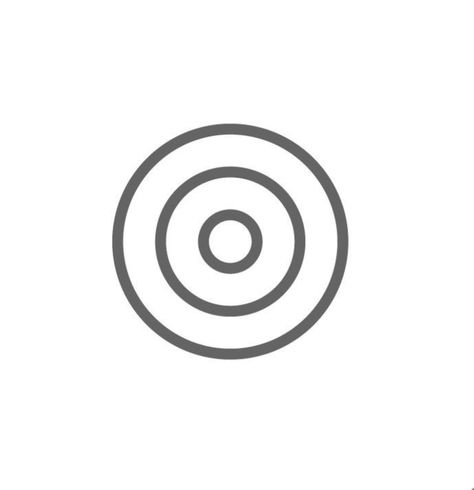 Bullseye Tattoo, Chameleon Tattoo, Bullseye Target, App Logos, Target Bullseye, Aesthetic Ios, Minimalist Icons, Logo Symbol, Iphone Organization