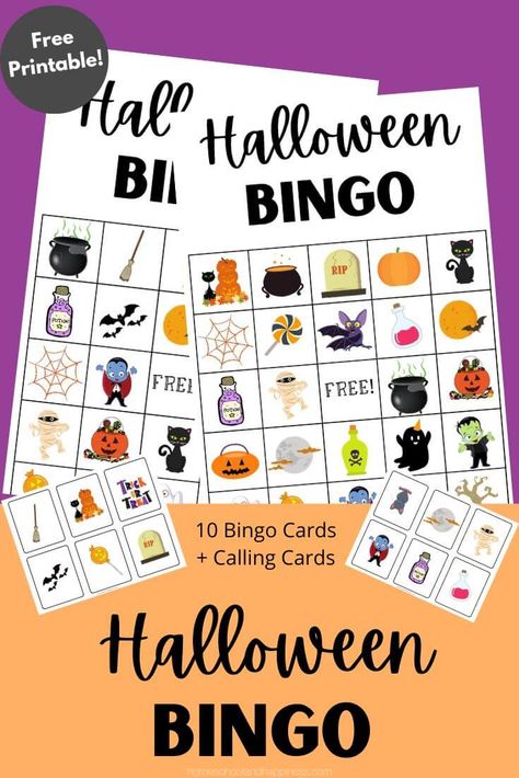 Free Halloween Bingo Printable Halloween Bingo Free, Halloween Bingo Printable, Bingo Free Printable, Free Printable Halloween, Halloween Bingo, Free Printable Games, Bingo Printable, Printable Game, Printable Halloween