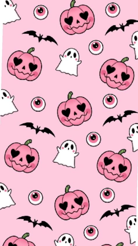 Autumn Phone Wallpaper, Holiday Wallpapers, Halloween Wallpapers, Pink Fall, Girly Wallpapers, Fun Wallpaper, Lock Screens, Holiday Wallpaper, Pink Halloween