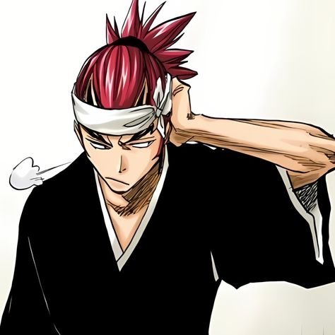 Renji Abarai Icon, Renji Bleach, Bleach Renji, Abarai Renji, Renji Abarai, Anime Lock Screen Wallpapers, Anime Lock Screen, Bleach Fanart, Bleach Characters