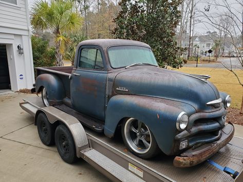 Coming soon, just finished 1954 Patina Chevy Pickup. 1954 Chevy 3100 Truck, Chevy 3100 Truck, Patina Truck, 53 Chevy Truck, Chevrolet Vintage, 1954 Chevy Truck, Chevy 3100, Chevy Pickups, Chevy Truck