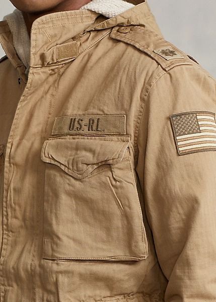 The Iconic Field Jacket | Ralph Lauren UK Field Jacket Men, White Oxford Shirt, M65 Field Jacket, Military Parka, Men Parka, Ralph Lauren Style, Slim Fit Polo, Preppy Look, Parka Coat