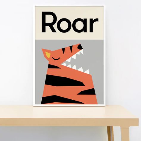 Animal Collection – Lorna Freytag Illustration Animal Sounds, Alphabet Cards, Ikea Frames, Cool Cafe, Alphabet Print, Natural Frame, Tiger Print, Wall Print, Nursery Prints