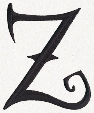 Fantasy Letter, Fantasy Alphabet, Letter L Tattoo, Hand Lettering Alphabet Fonts, Z Tattoo, L Tattoo, Freestanding Lace Embroidery, Urban Threads, Hand Lettering Alphabet