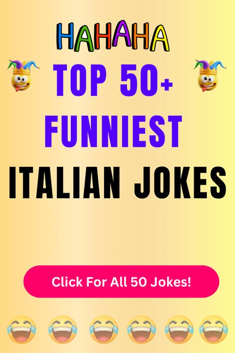 Check Out The Top 50+ Funny Italian Jokes And Puns. Click For All 50+ Hilarious Italian Jokes! Italian Puns, Pizza Puns, Italian Jokes, Jokes And Puns, Food Jokes, Funny Italian Jokes, Jokes Hilarious, Relationship Jokes, Very Funny Jokes