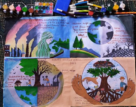 World Environmental Day, Environmental Day, Bullet Journaling, Music Record, Bullet Journal, Drawings, Quick Saves