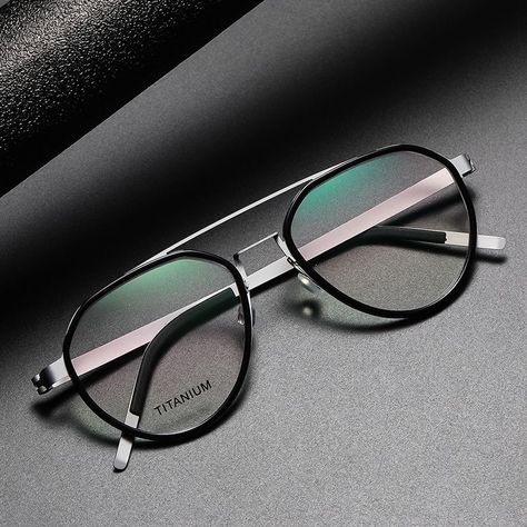 Stylish Glasses For Men, Oval Glasses Frames, Titanium Glasses Frames, Retro Eyeglasses, Glasses Stand, Mens Glasses Fashion, Eyeglass Frames For Men, Titanium Glasses, Oval Glasses