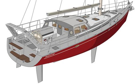 Sailboat Trailer, Sailboat Plans, Expedition Yachts, Yacht World, Small Yachts, Sailing Dinghy, Sailing Yachts, Sailboat Design, Boat Building Plans