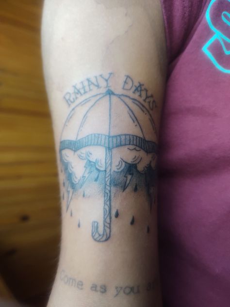 Rainy Days Tattoo, Tiny Tattoos, Rainy Days, Tattoos