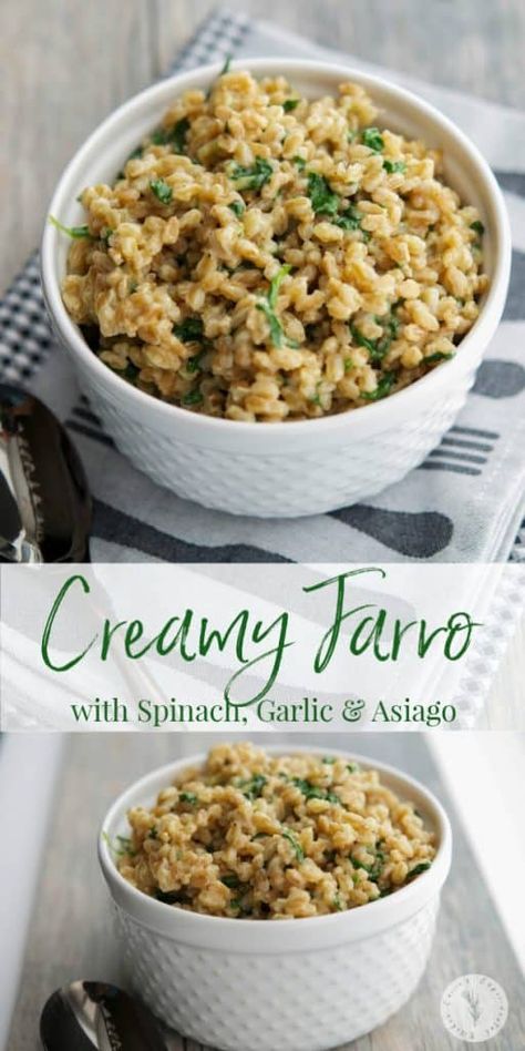 Recipe With Farro, Faro Recipes Dinners, Farro Side Dish, Farro Recipes Side, Farro Side Dish Recipes, Whole Grain Side Dishes, Farrow Recipes, Farro Recipes Dinners, Easy Farro Recipes