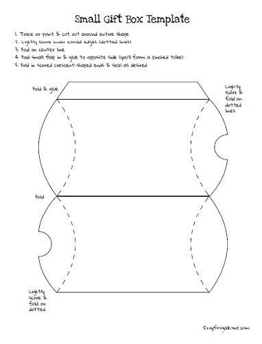Free Pillow Box Template, Small Gift Box Template, Box Templates Printable Free, Pillow Box Template, Envelope Template Printable, Pillow Boxes, Printable Box, Free Printable Gifts, Kit Ideas