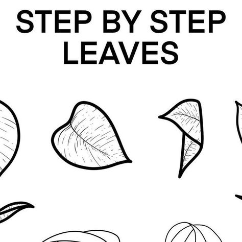 Kaily Wilson on Instagram: "STEP BY STEP LEAVES COLLECTION  All the leaves you’ll need to add to your florals, in one place.  Hope you’re having a great weekend so far!  Happy Easter 🐣   -Kaily  #artlessons #floralillustrations #floralillustration #blossomseason #stepbystepdrawing #artteachersofinstagram #manitobamakers #manitobamaker #manitobaartist #canadiancreatives #canadianartiste #canadianart #drawinglessons #canadiansmallbusiness" Watercolor Beginner, Canadian Art, Art Sketch, Drawing Lessons, First Place, Floral Illustrations, Step By Step Drawing, Art Lessons, Happy Easter