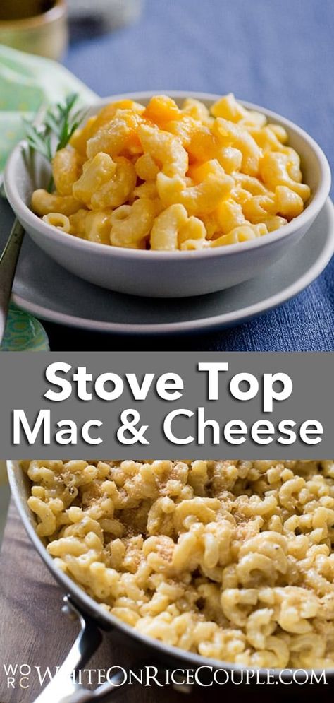 4 Cheese Mac And Cheese, Stove Top Mac And Cheese, Creamy Mac And Cheese Recipe, Cheese Mac And Cheese, Easy Mac N Cheese Recipe, Stovetop Mac And Cheese, Easy Mac And Cheese, Macaroni Cheese Recipes, Easy Macaroni