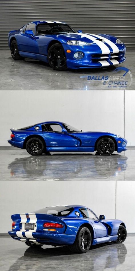 1996 Dodge Viper GTS Coupe Viper Car, Dodge Viper Gts, Transformers Cars, Viper Gts, Bone Stock, Dream Car Garage, Hummer Cars, Dodge Muscle Cars, Dodge Challenger Srt