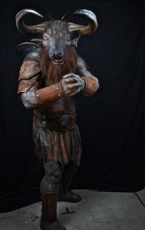 Realistic Fursuits — hoofedfursuits: Some hoofed movie monster suits.... Minotaur Costume, Famous Movie Cars, Larp Inspiration, Lion Witch Wardrobe, Your Highness, Wolf Tail, Man Beast, Witch Coven, The Lightning Thief