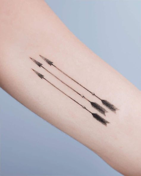 3 Arrow Tattoos For Women, 3 Arrow Tattoo, Arrow Tattoo Meaning, Arrow Head Tattoos, Feather Arrow Tattoo, Simple Arrow Tattoo, Arrow Tattoo On Wrist, Meaning Of Arrow Tattoo, Arrow Tattoos For Women