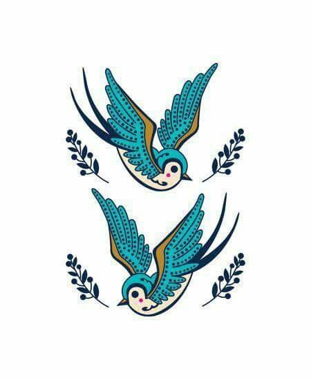 Traditional Bird Tattoo, Swallow Bird Tattoo, Swallow Tattoo Design, Swallow Bird Tattoos, Bluebird Tattoo, Vogel Tattoo, Tattoo Bird, Sparrow Tattoo, Swallow Tattoo