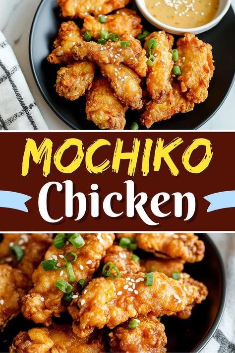 This incredible mochiko chicken is a true Hawaiian delicacy! It's sweet, savory, crunchy, and an absolute delight. Mochiko Chicken Recipe Hawaii, Hawaii Chicken Recipes, Chocolate Butter Mochi Recipe, Hawaiian Chicken Wings, Mochiko Chicken Recipe, Hawaiian Food Recipes, Shoyu Chicken Recipe, Polynesian Recipes, Shoyu Chicken