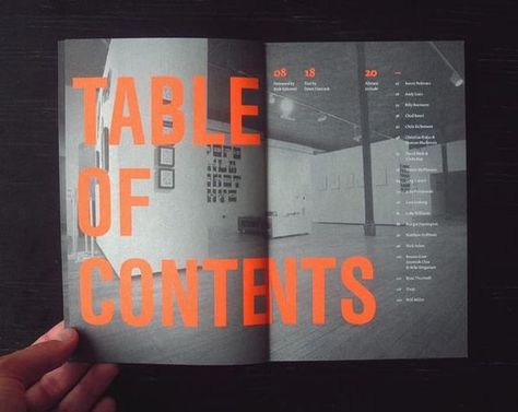 Table-of-Contents-Design: Exhibition Catalog Design: Contents Page Design, Table Of Contents Design, Catalogue Layout, Smart Table, Contents Layout, Editorial Design Layout, Book And Magazine Design, Yearbook Design, Graphic Design Images