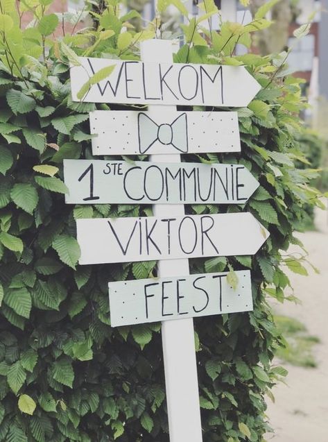 Communiefeest organiseren; 5 tips van uitnodigingen tot bedankjes - Mamaliefde Theme Bapteme, Wedding Deco, Sweet Sixteen, First Communion, Perfect Party, Kids Birthday Party, Garden Party, Shades Of Green, Party Time