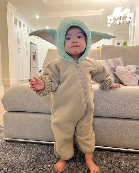 Toddler Yoda Costume, Baby Yoda Costume, Yoda Costume, Girls Winter Outfits, Cat Dresses, Baby Costumes, Baby Outfits, Girl Costumes