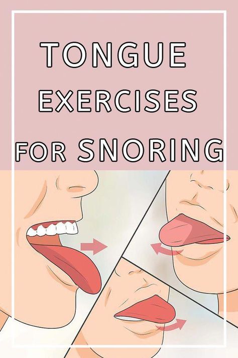 How Can exercises help with snoring For people with mild snoring, research has shown that mouth and throat exercises can help tone the muscles around the airways so that snoring is not as frequent or noisy. The same mouth and throat exercises also improve obstructive mild to moderate sleep apnea.… Throat Exercises, Tongue Exercises, Natural Snoring Remedies, What Helps You Sleep, Learn Singing, How Can I Sleep, Snoring Remedies, Snoring Solutions, How To Stop Snoring