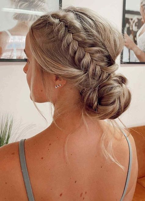 Simple Prom Hairstyles, Easy Prom Hairstyles, Prom Hair Up, Cute Prom Hairstyles, Formal Hairstyles For Long Hair, Simple Prom Hair, Prom Hairstyles For Short Hair, Hoco Hairstyles, Peinados Recogidos