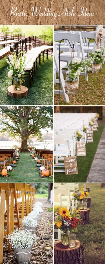 Isle Markers Outdoor Wedding, Isle Markers For Wedding, Aisle Markers Wedding, Wedding Aisle Decorations Outdoor, Aisle Ideas, Rustic Ceremony, Wedding Aisle Outdoor, Barnyard Wedding, Rustic Decorating