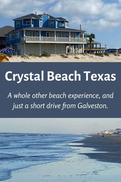 Crystal Beach Texas Bolivar Peninsula Texas, Crystal Beach Texas, Gulf Coast Beaches, Texas Beaches, Texas Adventure, Texas Destinations, Crystal Beach, Sea To Shining Sea, Emerald Coast