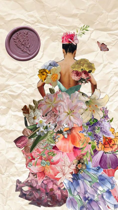 Flowers Collage, Flower Collage, Collage Art Projects, Surreal Collage, The Human Experience, Paper Collage Art, Magazine Collage, Creative Genius, Model Art