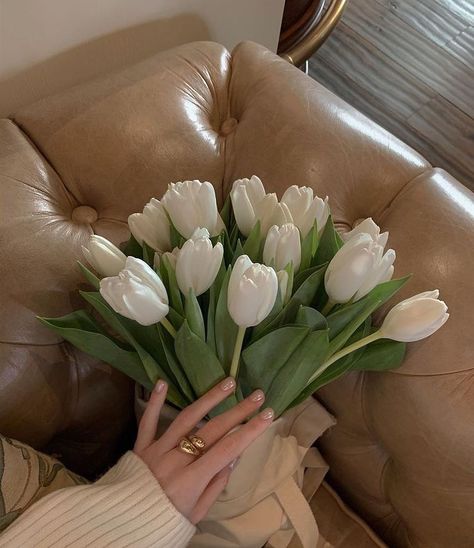 𝐇𝐢𝐠𝐡 𝐅𝐚𝐬𝐡𝐢𝐨𝐧 𝐏𝐨𝐬𝐭 on Instagram: “Tulips 🌷 what’s your favorite flower?” White Tulips, Tulips, Flowers, On Instagram, White, Instagram